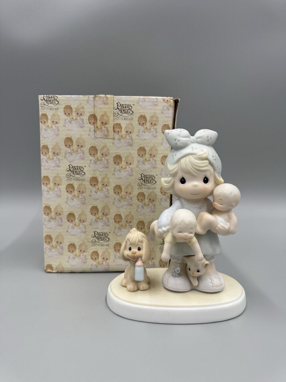 1985 Precious Moments The Joy Of The Lord Is My Strength #100137 Figurine